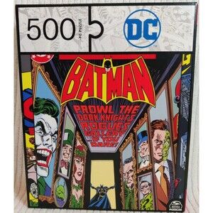 Batman Rogues Gallery Puzzle 500 Pieces DC Comics, Spin Master- New/Sealed